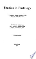 Studies in Philology