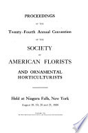 Proceedings of the Annual Convention