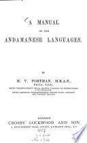 A Manual of the Andamanese languages