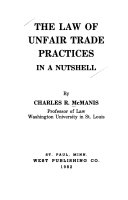 The Law of Unfair Trade Practices in a Nutshell