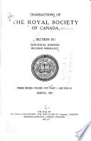 Transactions of the Royal Society of Canada