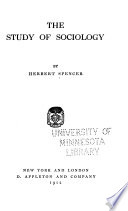 The Study of Sociology