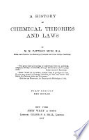 A History of Chemical Theories and Laws