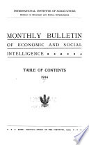 Monthly Bulletin of Economic and Social Intelligence