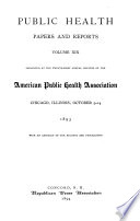 Public Health Papers and Reports