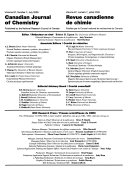 Canadian Journal of Chemistry