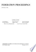 Federation Proceedings