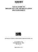 Legal Guide to Broadcast Law and Regulation