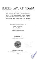 Revised Laws of Nevada