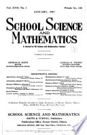 School Science and Mathematics