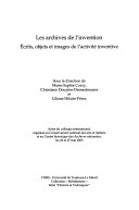 Les archives de l'invention