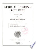 Federal Reserve Bulletin