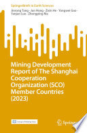 Mining Development Report of The Shanghai Cooperation Organization (SCO) Member Countries (2023)
