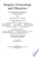 Surgery, Gynecology & Obstetrics
