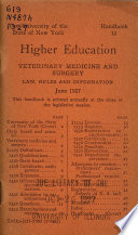 Veterinary Medicine and Surgery