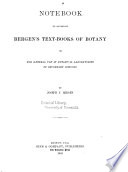 Notebook to Accompany Bergen's Text-books of Botany