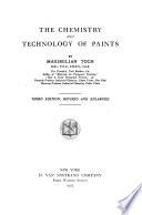 The Chemistry and Technology of Paints