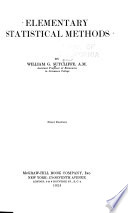 Elementary Statistical Methods