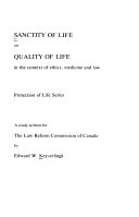 Sanctity of Life