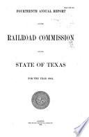... Annual Report of the Railroad Commission of the State of Texas