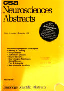 CSA Neurosciences Abstracts