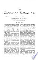 The Canadian Magazine of Politics, Science, Art and Literature