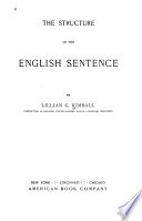 The Structure of the English Sentence