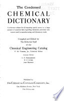 The Condensed Chemical Dictionary