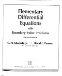 Elementary Differential Equations with Boundary Value Problems