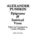 Alexander Pushkin, Epigrams & Satirical Verse