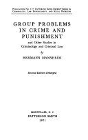 Group Problems in Crime and Punishment