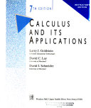 Calculus and Its Applications