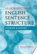 An Introduction to English Sentence Structure