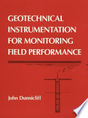 Geotechnical Instrumentation for Monitoring Field Performance