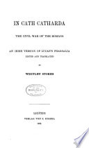 In cath catharda, the civil war of the Romans