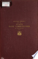 Annual Report of the State Bank Commissioner of the State of Colorado