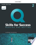 Q: Skills for Success 3E Level 2 Reading and Writing