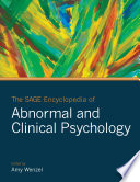 The SAGE Encyclopedia of Abnormal and Clinical Psychology