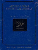 Applied Linear Statistical Models