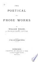 Poetical and Prose Works