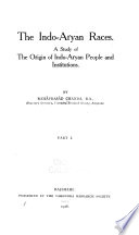 The Indo-Aryan Races