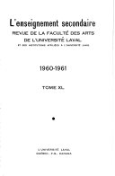 L'Enseignement secondaire au Canada