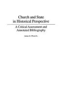 Church and State in Historical Perspective