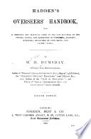 Hadden's Overseers' Handbook