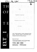 The Journal of English Language Teaching (India).