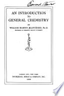 An Introduction to General Chemistry