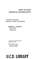 How to Find Chemical Information