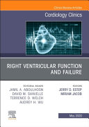 Right Ventricular Function and Failure, an Issue of Cardiology Clinics
