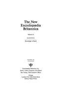 The New Encyclopædia Britannica: Macropædia : Knowledge in depth