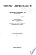 Wisconsin Library Bulletin